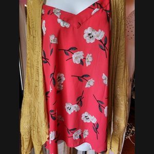 Torrid floral tank blouse nwot